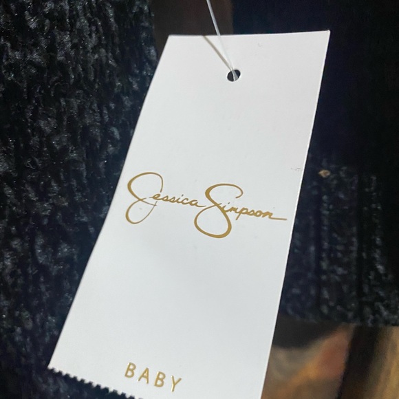 NWT Jessica Simpson Black Cardigan, size 0/3 months, smoke free home - Picture 3 of 4